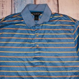 Men’s Blue Brooks Brothers country club polo small